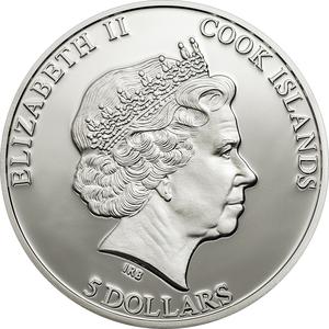 Cook Islands / Five Dollars Silver 2013 Habemus Papam - Pope Franciscus - obverse photo