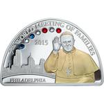 Five Dollars Silver 2015 World Meeting of Families: Photo Coin, Cook Islands, Five Dollars Silver 2015 World Meeting of Families / thumbnail