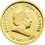 Gold Gram 2008 Gorch Fock: Photo Coin, Cook Islands, Gold Gram 2008 Gorch Fock / thumbnail