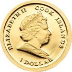 Gold Half Gram 2010 Barack Obama: Photo Coin, Cook Islands, Gold Half Gram 2010 Barack Obama / thumbnail