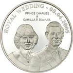 Five Dollars Silver 2005 Royal Wedding - Charles and Camilla: Photo Coin, Cook Islands, Five Dollars Silver 2005 Royal Wedding - Charles and Camilla / thumbnail