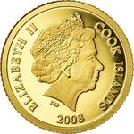 Five Dollars Gold 2008 Aristotle: Photo Coin, Cook Islands, Five Dollars Gold 2008 Aristotle / thumbnail