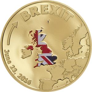 Cook Islands / Twenty Dollars Gold 2016 Brexit - reverse photo