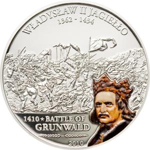 Cook Islands / Five Dollars Silver 2010 Battle of Grunwald - reverse photo