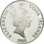 Fifty Dollars 1988 Marco Polo: Photo Coin, Cook Islands, Fifty Dollars 1988 Marco Polo / thumbnail