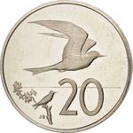 Twenty Cents 1974: Photo Coin, Cook Islands, Twenty Cents 1974 / thumbnail