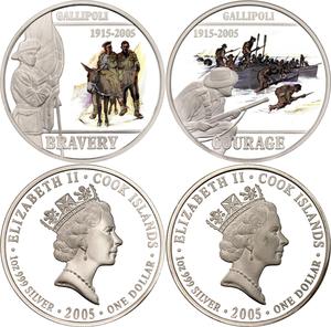 Cook Islands / Silver Ounce 2003 Gallipoli - obverse photo
