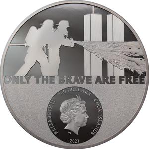 Cook Islands / Silver Kilo 2021 Real Heroes - Firefighter - obverse photo