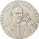 Five Dollars Silver 2010 Obama: Photo Coin, Cook Islands, Five Dollars Silver 2010 Obama / thumbnail
