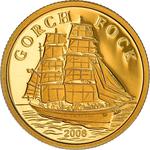 Ten Dollars Gold 2008 Gorch Fock: Photo Coin, Cook Islands, Elizabeth II Gorch Fock - 10 Dollars - 2008 / thumbnail