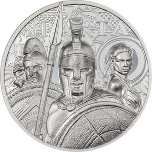 Cook Islands / Silver Ounce 2023 Sparta - reverse photo