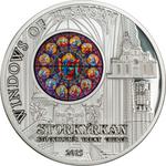 Silver Fifty Grams 2015 Windows of Heaven - Storkyrkan Church: Photo Coin, Cook Islands, Silver Fifty Grams 2014 Windows of Heaven - Storkyrkan Church / thumbnail