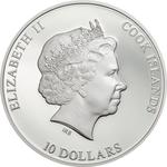 Silver Two Ounces 2017 Dresden Green Diamond: Photo Coin, Cook Islands, Silver Two Ounces 2017 Dresden Green Diamond / thumbnail