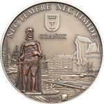 Five Dollars Silver 2009 Hanseatic League - Gdansk: Photo Coin, Cook Islands, Five Dollars Silver 2009 Hanseatic League - Gdansk / thumbnail