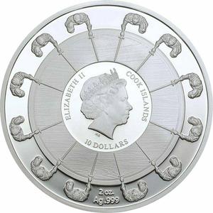 Cook Islands / Silver Two Ounces 2016 Guinevere - obverse photo