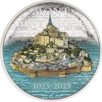 Silver Five Ounces 2023 Mont-Saint-Michel: Photo Coin, Cook Islands, Silver Five Ounces 2023 Mont-Saint-Michel / thumbnail