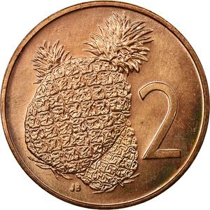 Cook Islands / Two Cents 1972 - reverse photo