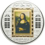 Silver Three Ounces 2009 Mona Lisa: Photo Coin, Cook Islands, Silver Three Ounce 2009 Mona Lisa / thumbnail
