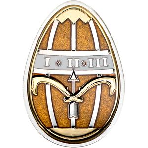 Cook Islands / Five Dollars Silver 2013 Imperial Egg in Gold - reverse photo
