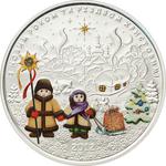 Five Dollars Silver 2012 Happy New Year - Ukrainian: Photo Coin, Cook Islands, Five Dollars Silver 2012 Happy New Year - Ukrainian / thumbnail