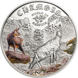 Cook Islands / Silver Half Ounce 2014 Chamois - reverse photo