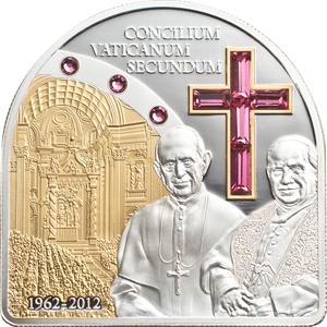 Cook Islands / Five Dollars Silver 2012 Concilium Vaticanum II - reverse photo