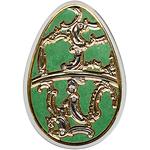 Five Dollars Silver 2013 Imperial Egg in Olive: Photo Coin, Cook Islands, Five Dollars Silver 2013 Imperial Egg in Olive / thumbnail