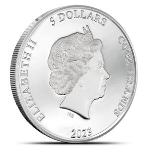 Cook Islands / Silver Ounce 2023 Chameleon - obverse photo