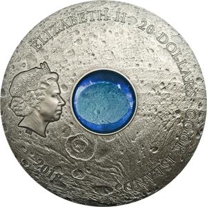 Cook Islands / Silver Three Ounces 2018 Vesta Meteorite - obverse photo