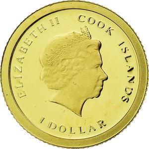 Cook Islands / One Dollar Gold 2013 Habemus Papam - reverse photo