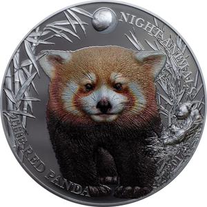 Cook Islands / Silver Ounce 2017 Red Panda - reverse photo