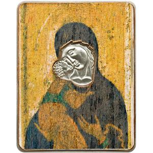 Cook Islands / Five Dollars Silver 2008 Theotokos of Vladimir - reverse photo