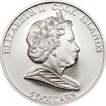 Five Dollars Silver 2011 World of Flowers - Daisy: Photo Coin, Cook Islands, Five Dollars Silver 2011 World of Flowers - Daisy / thumbnail