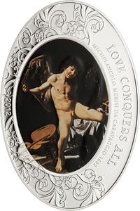 Cook Islands / Five Dollars Silver 2012 Amor Victorious - reverse photo