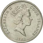 Five Cents 1992: Photo Coin, Cook Islands, Five Cents 1992 / thumbnail