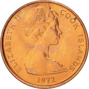 Cook Islands / One Cent 1972 - obverse photo