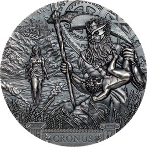 Cook Islands / Silver Three Ounces 2021 Cronus - reverse photo