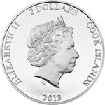 Silver Half Ounce 2013 Brazilian Wandering Spider: Photo Coin, Cook Islands, Silver Half Ounce 2013 Brazilian Wandering Spider / thumbnail