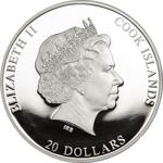 Cook Islands / Silver Three Ounces 2014 Michelangelo's Pietà - obverse photo