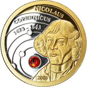 Cook Islands / Gold Twenty-fifth Ounce 2008 Copernicus - reverse photo