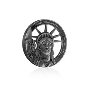 Cook Islands / Fifty Cents 2022 Landmarks of the World - Statue of Liberty - reverse photo