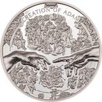 Cook Islands / Silver Ounce 2023 X-Ray - Creation of Adam - reverse photo