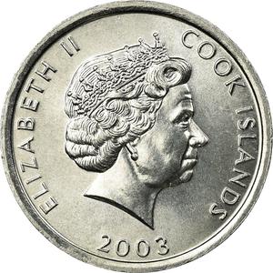 Cook Islands / One Cent 2003 Pointer Dog - obverse photo