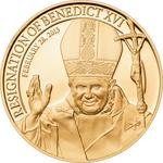 One Dollar 2013 Resignation of Benedict XVI: Photo Coin, Cook Islands, One Dollar 2013 Resignation of Benedict XVI / thumbnail