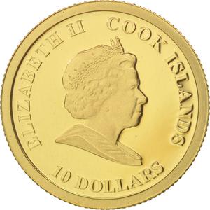 Cook Islands / Ten Dollars Gold 2010 Obama - obverse photo