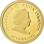 Ten Dollars Gold 2010 Obama: Photo Coin, Cook Islands, Ten Dollars Gold 2010 Obama / thumbnail