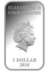 Silver Ounce 2016 Wedge Tailed Eagle: Photo Coin, Cook Islands, Silver Ounce 2016 Wedge Tailed Eagle / thumbnail