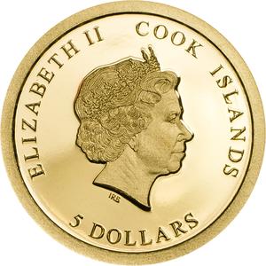 Cook Islands / Gold Half Gram 2016 Brexit - obverse photo