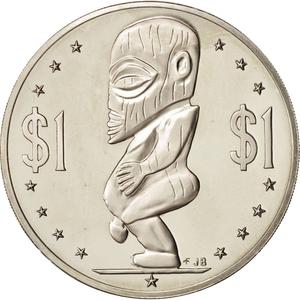 Cook Islands / One Dollar 1978 - reverse photo