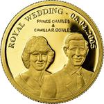 Ten Dollars Gold 2005 Royal Wedding: Photo Coin, Cook Islands, Ten Dollars Gold 2005 Royal Wedding / thumbnail